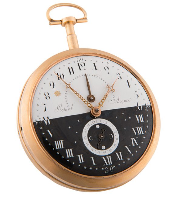 Double face pocket watch